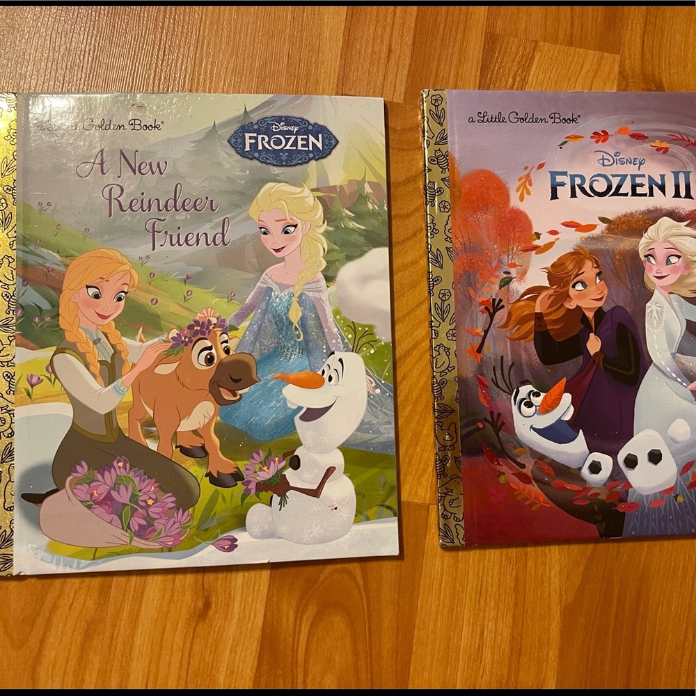 Frozen Golden Books (TWO)